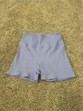 Carbon38 Ribbed High-Waist Bike Short